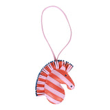 Hermes GeeGee Savannah Rose Texas, Mauve Sylvestre and Bleu Royal Swift Bag Charm