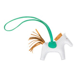 Hermes Bleu Brume/Sesame/Menthe Grigri Horse Rodeo Bag Charm PM