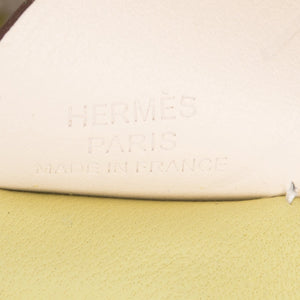 Hermes Jaune Bourgeon/Bleu Brume/Nata Pegasus Horse Rodeo Bag Charm PM