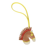 Hermes Chai/Craie/Lime GeeGee Camail Bag Charm