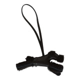 Hermes Black Buddy Punk Charm Palladium Hardware