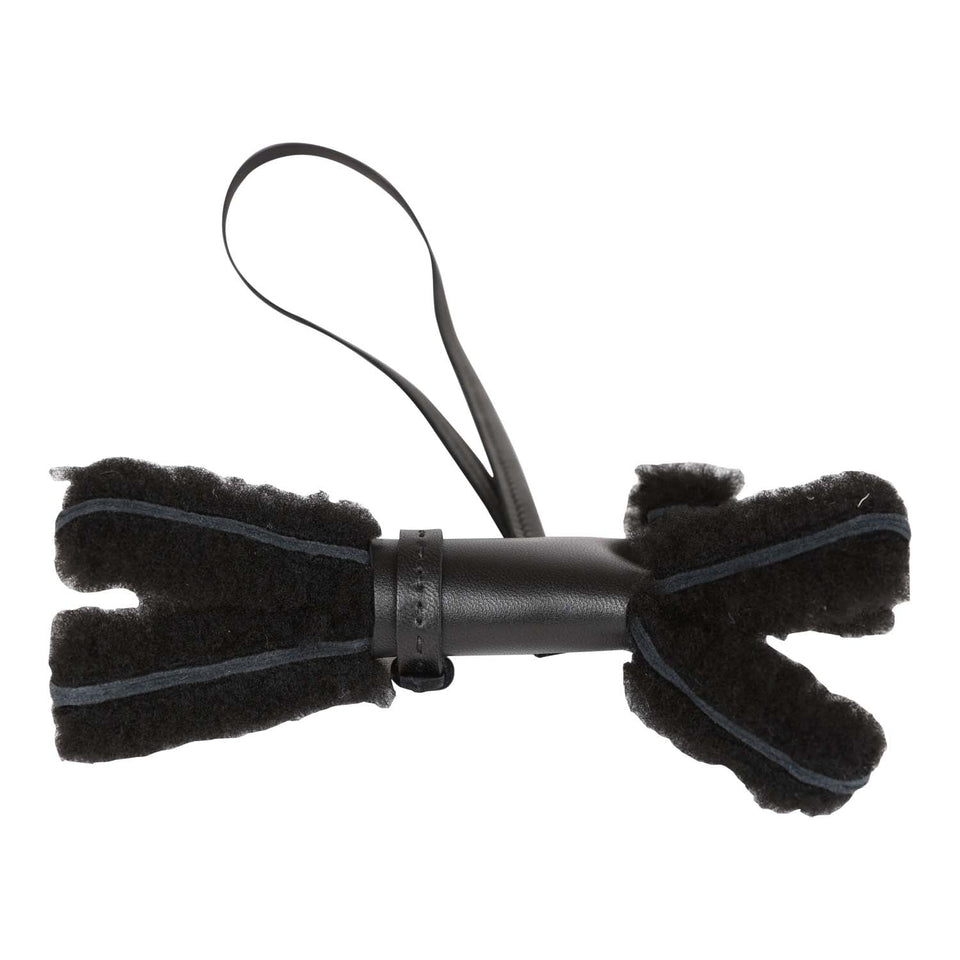 Hermes Black Buddy Punk Charm Palladium Hardware