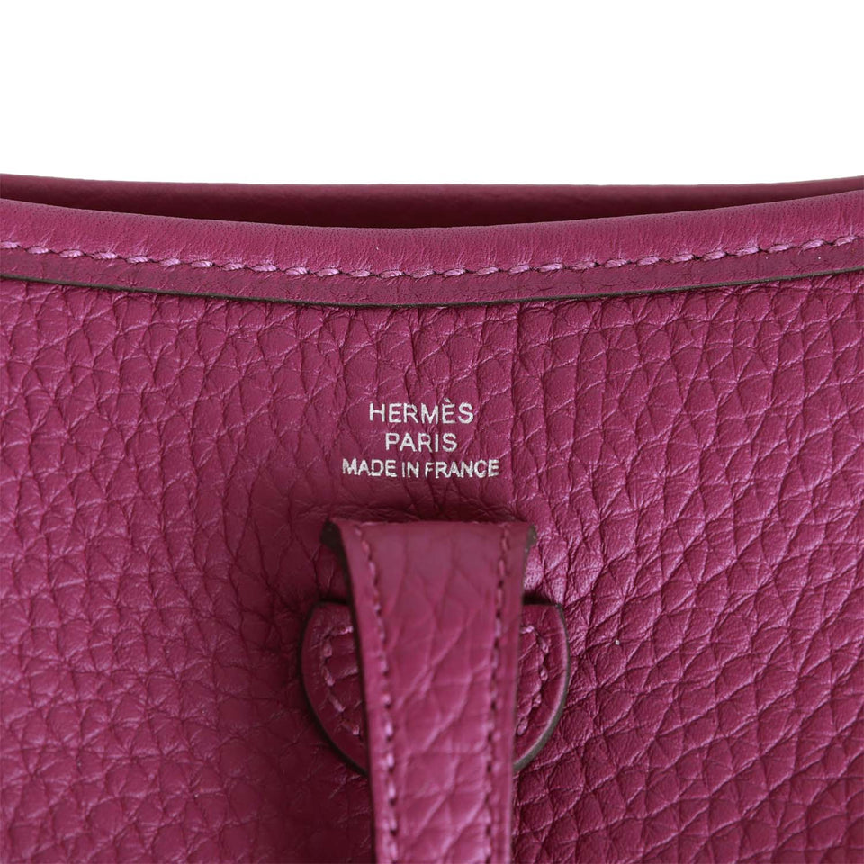 Hermes Evelyne TPM Anemone Clemence Palladium Hardware