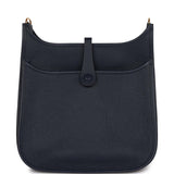 Hermes Evelyne III PM Bleu Nuit Clemence Gold Hardware
