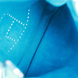 Hermes Evelyne III GM Bleu Frida Clemence Palladium Hardware
