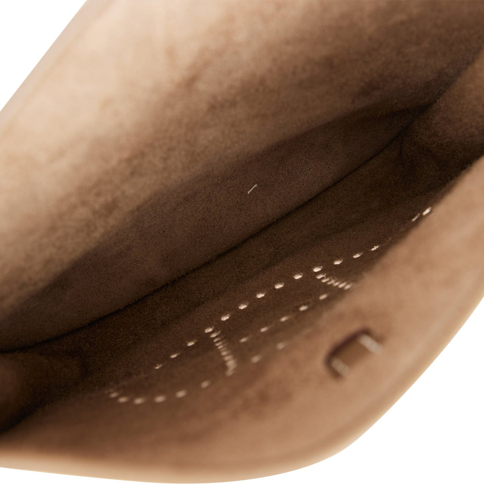 Hermes Evelyne III PM Etoupe Clemence Palladium Hardware