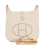 Hermes Evelyne III PM Nata Clemence Gold Hardware