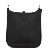 Hermes Evelyne TPM Black Clemence Gold Hardware