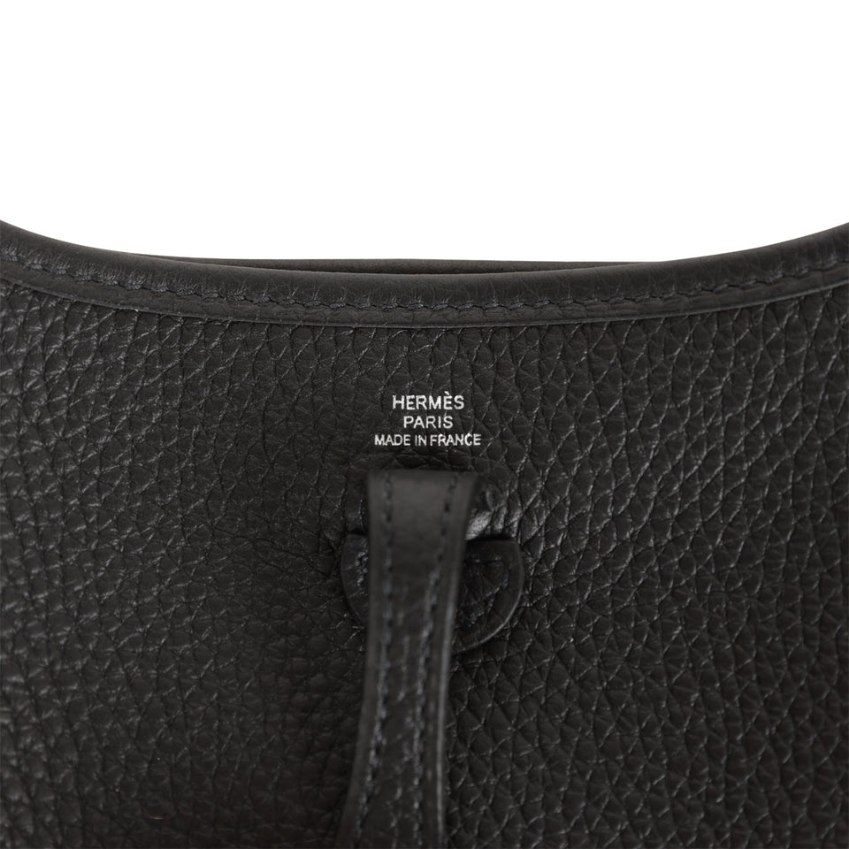 Hermes Evelyne TPM Black Clemence Palladium Hardware