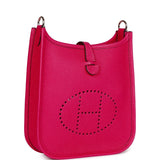 Hermes Evelyne TPM Rose Mexico Clemence Palladium Hardware