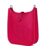 Hermes Evelyne TPM Rose Mexico Clemence Palladium Hardware