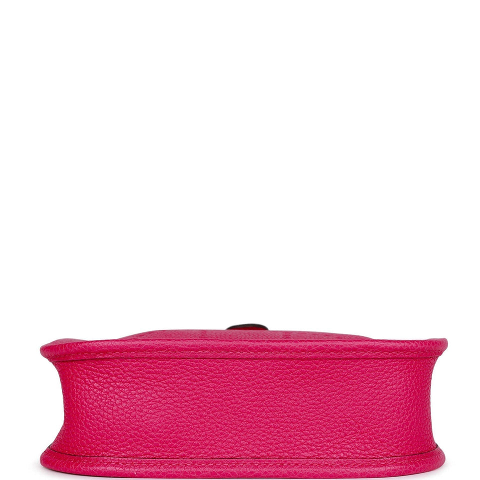 Hermes Evelyne TPM Rose Mexico Clemence Palladium Hardware