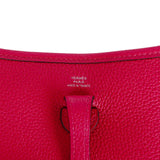 Hermes Evelyne TPM Rose Mexico Clemence Palladium Hardware
