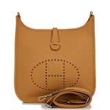 Hermes Evelyne III GM Biscuit Clemence Palladium Hardware