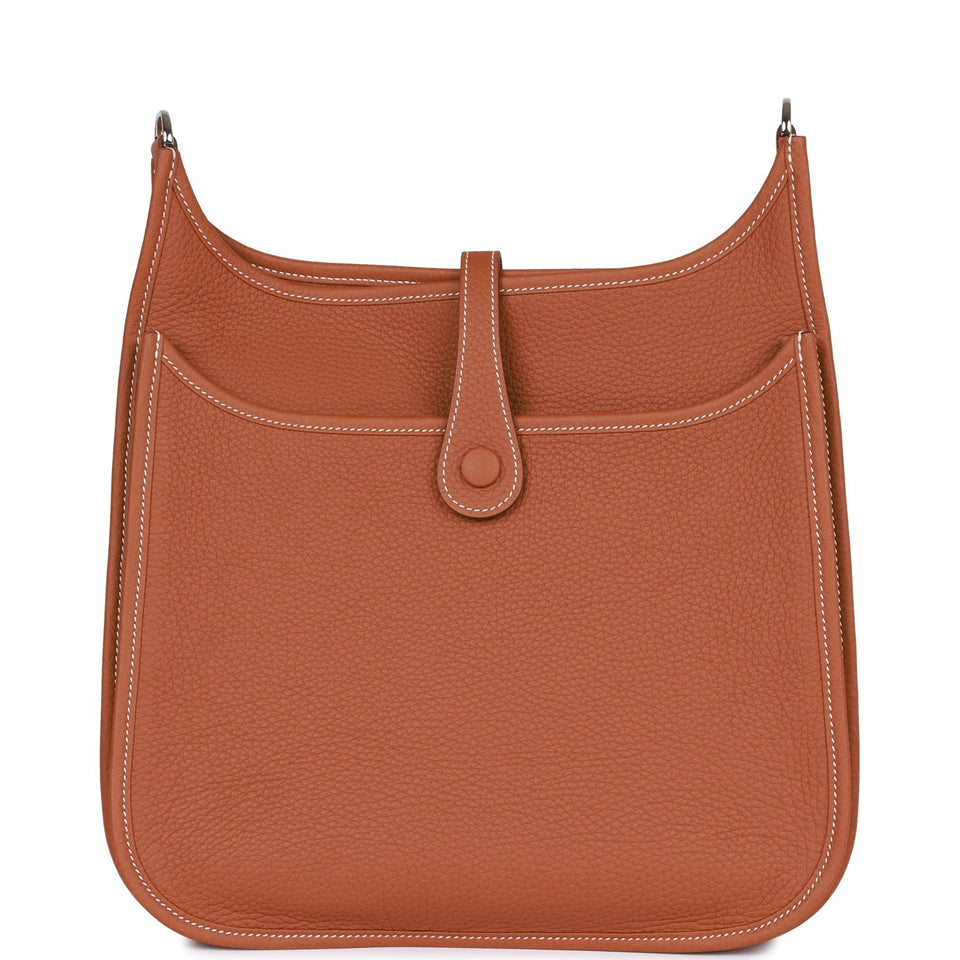 Hermes Evelyne III PM Gold Clemence Palladium Hardware