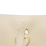 Hermes Evelyne III PM Nata Clemence Palladium Hardware