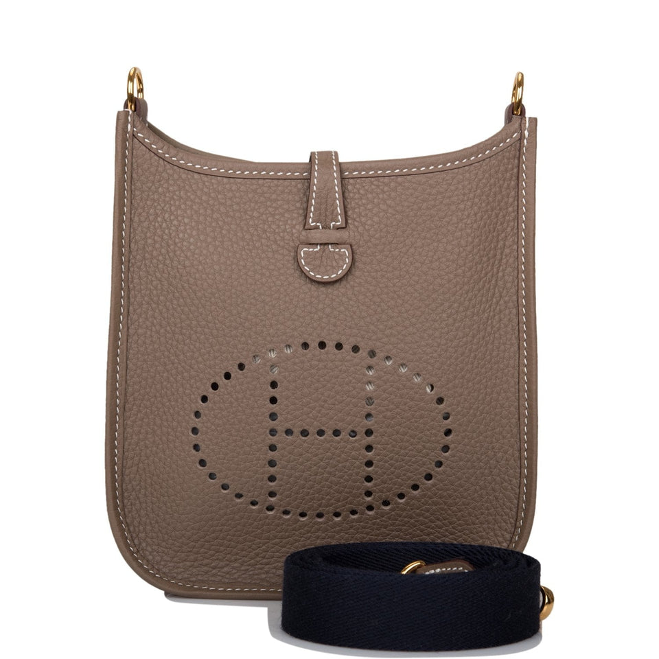 Hermes Evelyne TPM Etoupe Clemence Gold Hardware