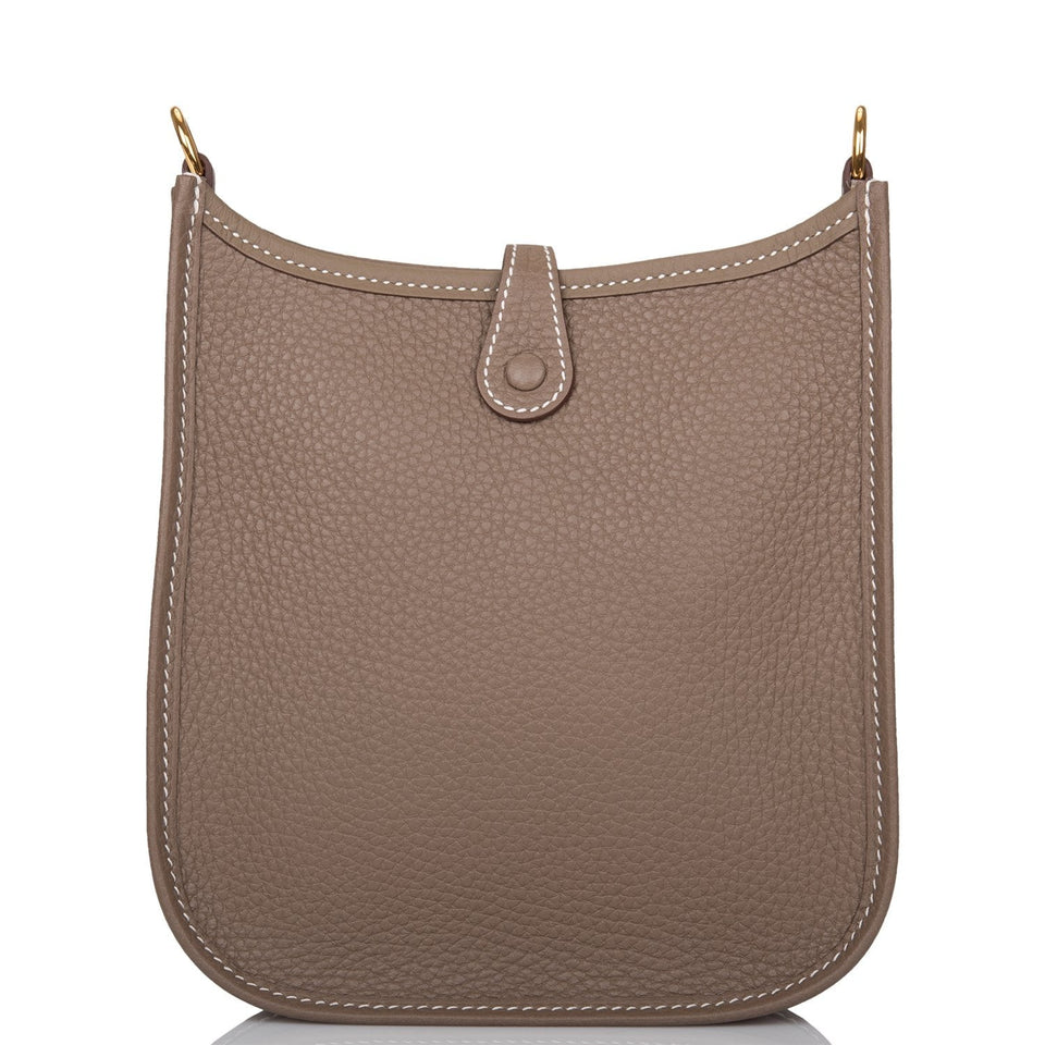 Hermes Evelyne TPM Etoupe Clemence Gold Hardware