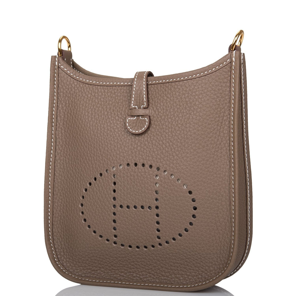 Hermes Evelyne TPM Etoupe Clemence Gold Hardware