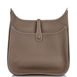 Hermes Evelyne III PM Etoupe Clemence Gold Hardware