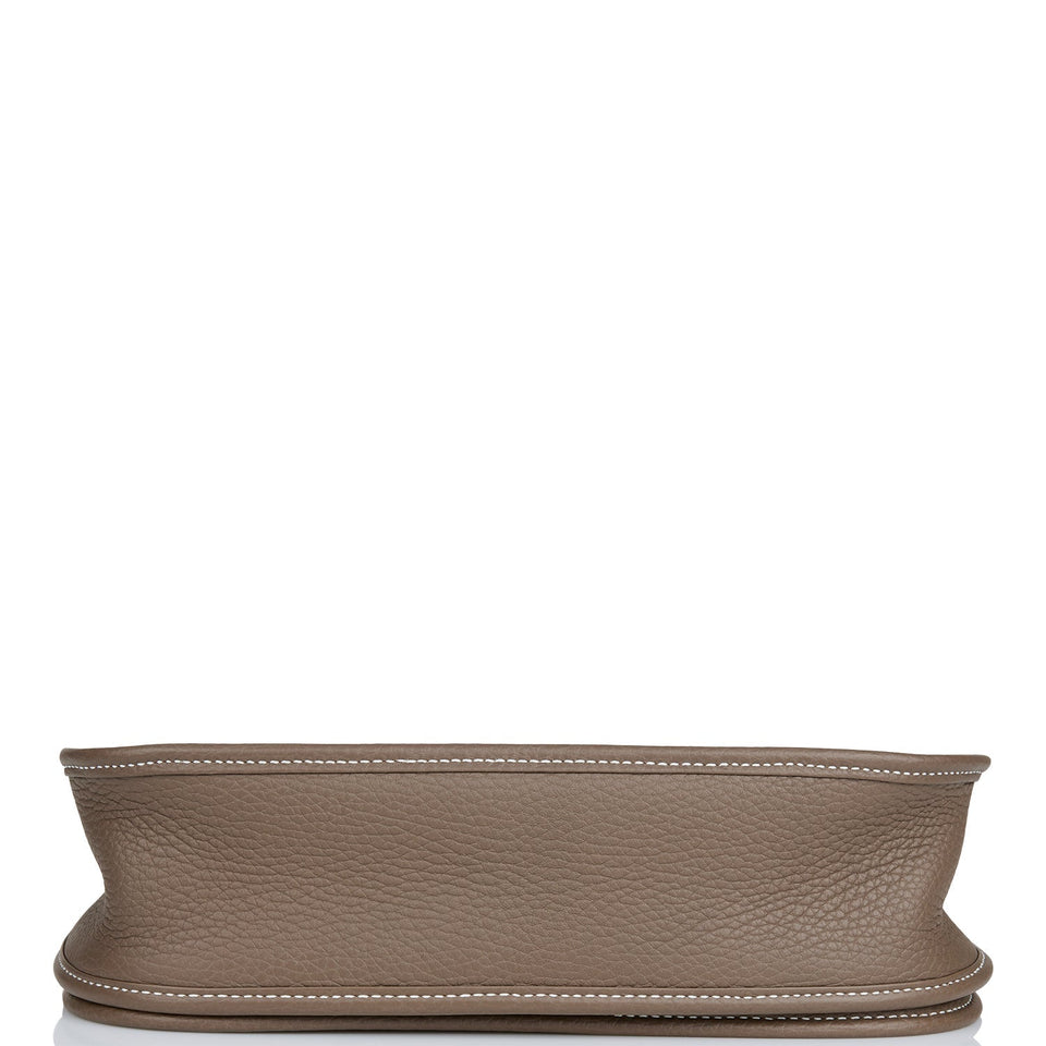 Hermes Evelyne III PM Etoupe Clemence Gold Hardware