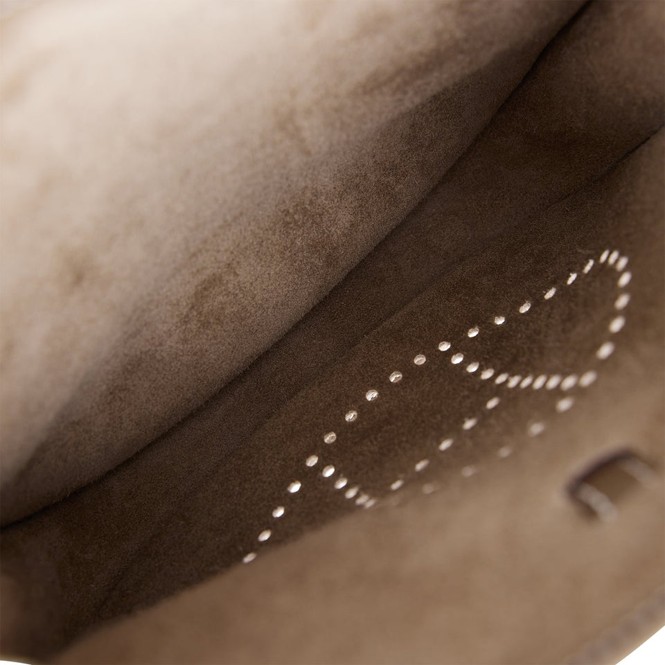 Hermes Evelyne III PM Etoupe Clemence Gold Hardware