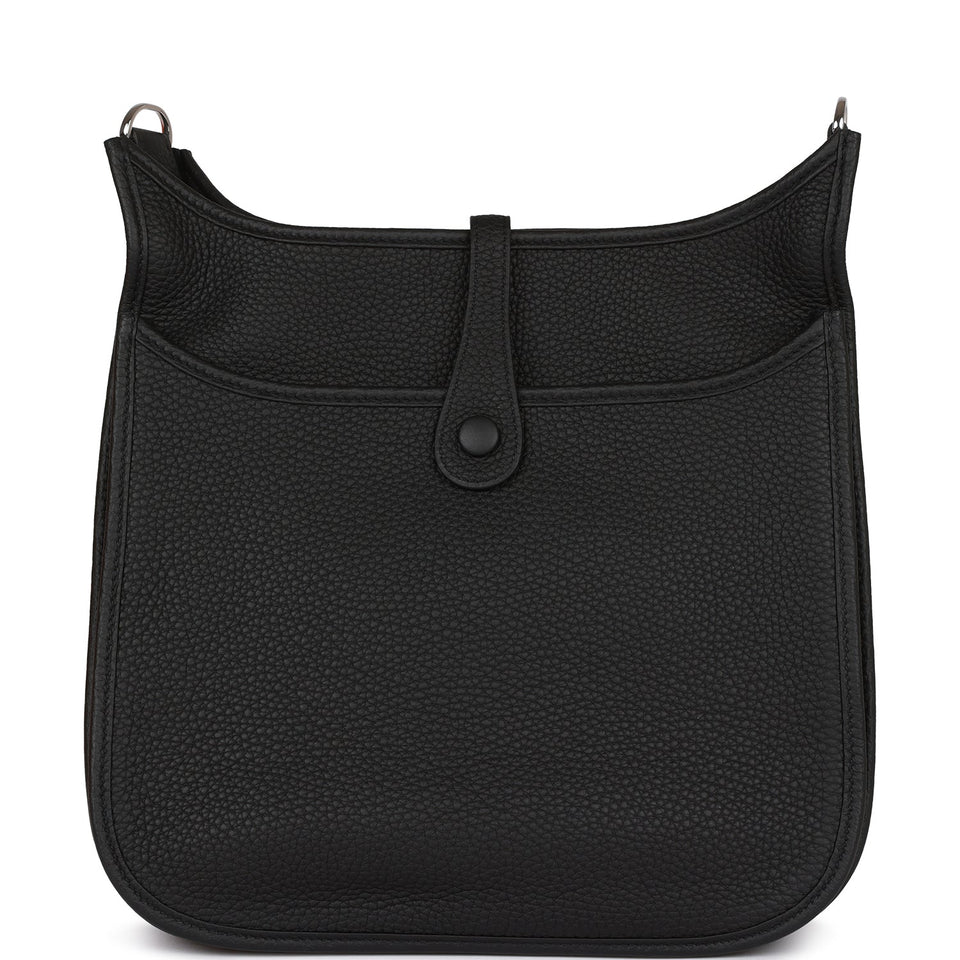 Hermes Evelyne III PM Black Clemence Palladium Hardware