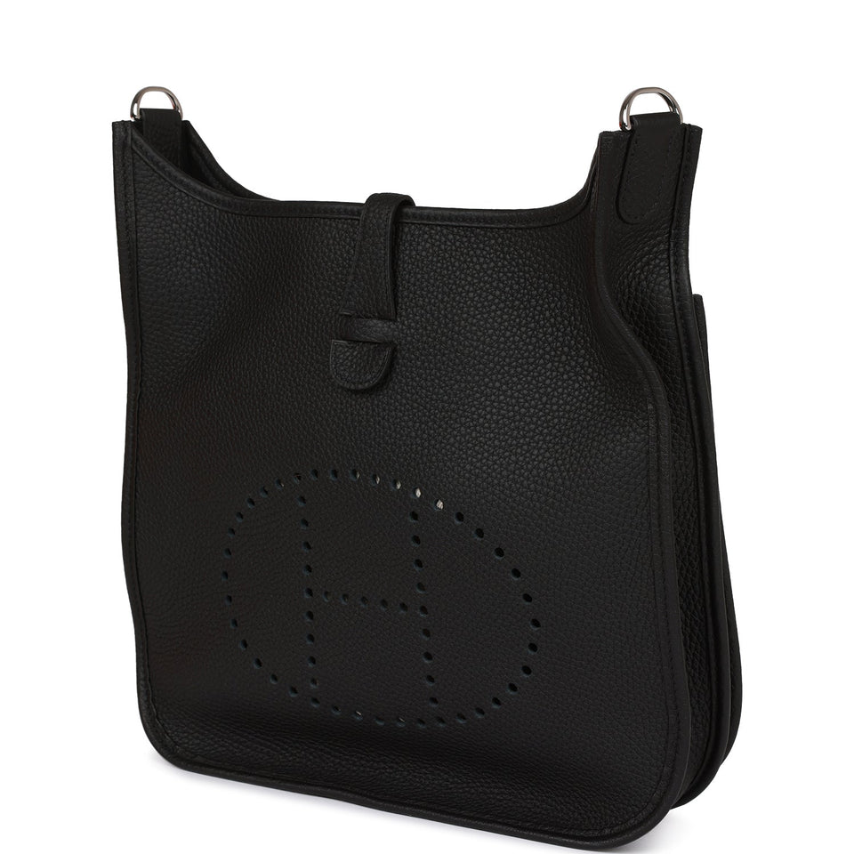 Hermes Evelyne III PM Black Clemence Palladium Hardware