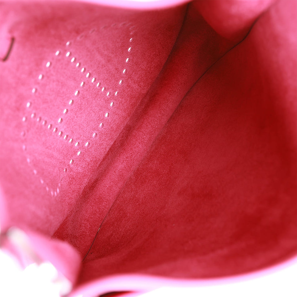 Hermes Evelyne III GM Rose Shocking Clemence Palladium Hardware