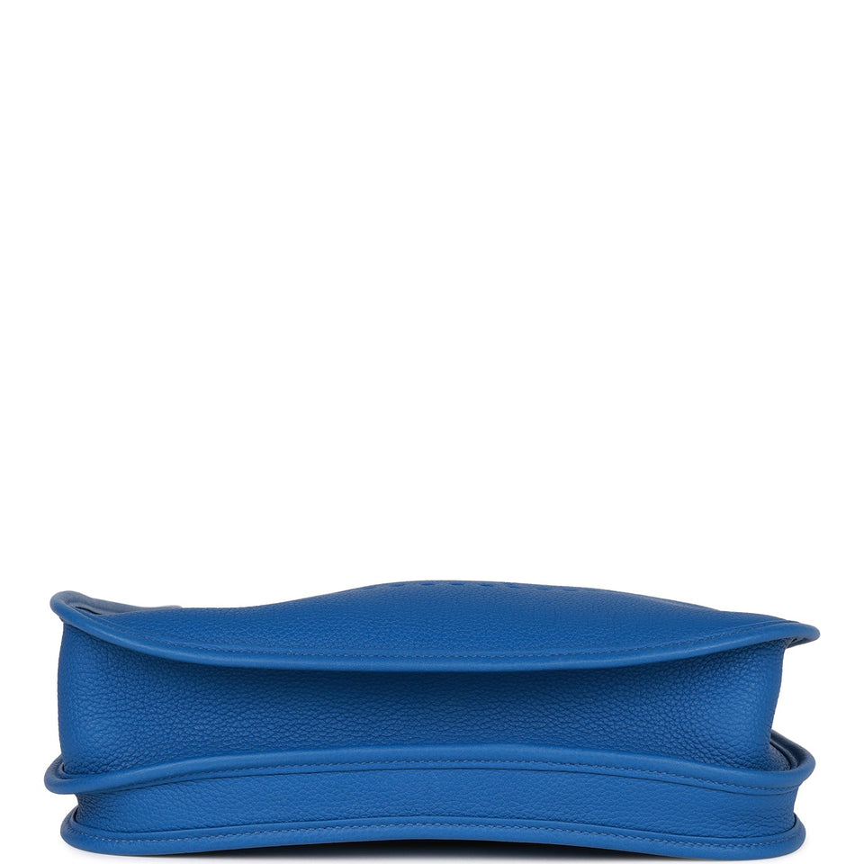 Hermes Evelyne III PM Bleu France Clemence Palladium Hardware