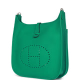 Hermes Evelyne III PM Vert Jade Clemence Palladium Hardware