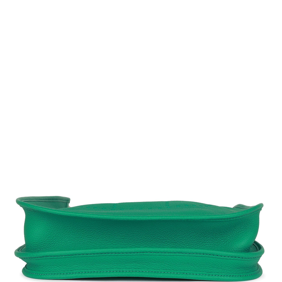 Hermes Evelyne III PM Vert Jade Clemence Palladium Hardware