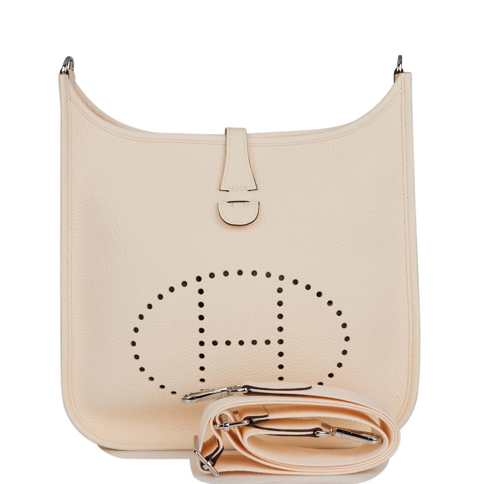 Hermes Evelyne III PM Nata Clemence Palladium Hardware