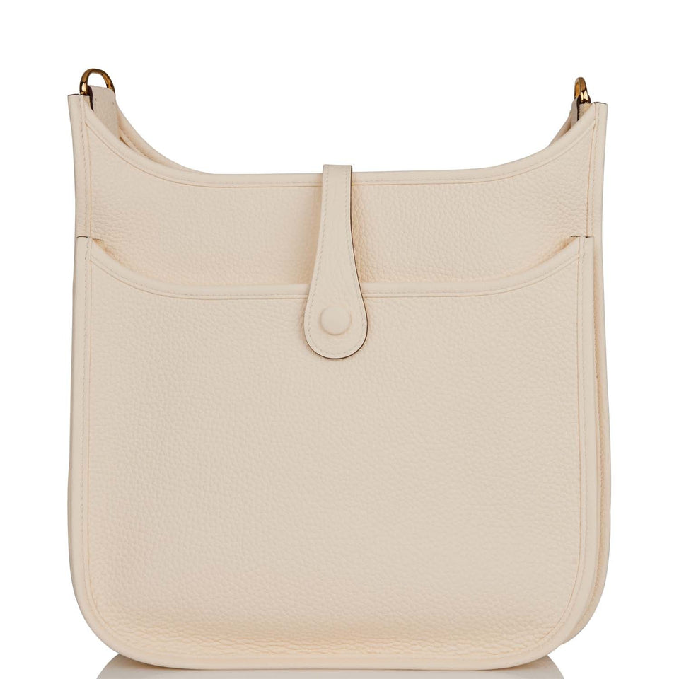 Hermes Evelyne III PM Nata Clemence Gold Hardware