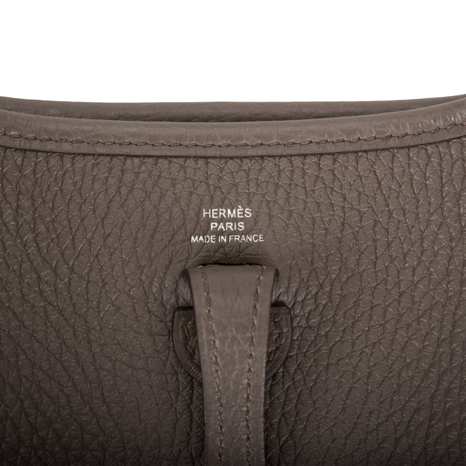 Hermes Evelyne TPM Etain Clemence Palladium Hardware