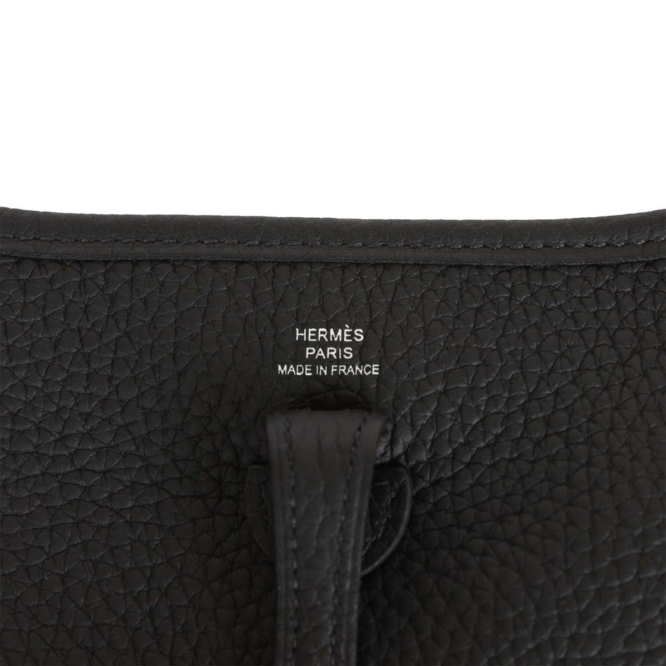 Hermes Evelyne TPM Black Clemence Palladium Hardware