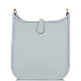 Hermes Evelyne TPM Bleu Pale Clemence Gold Hardware