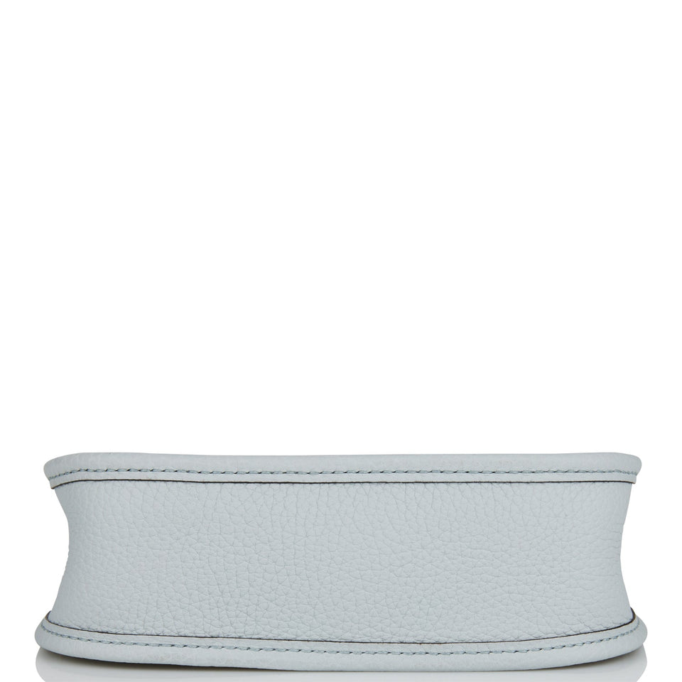 Hermes Evelyne TPM Bleu Pale Clemence Gold Hardware