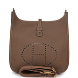 Hermes Evelyne PM Etoupe Clemence Gold Hardware