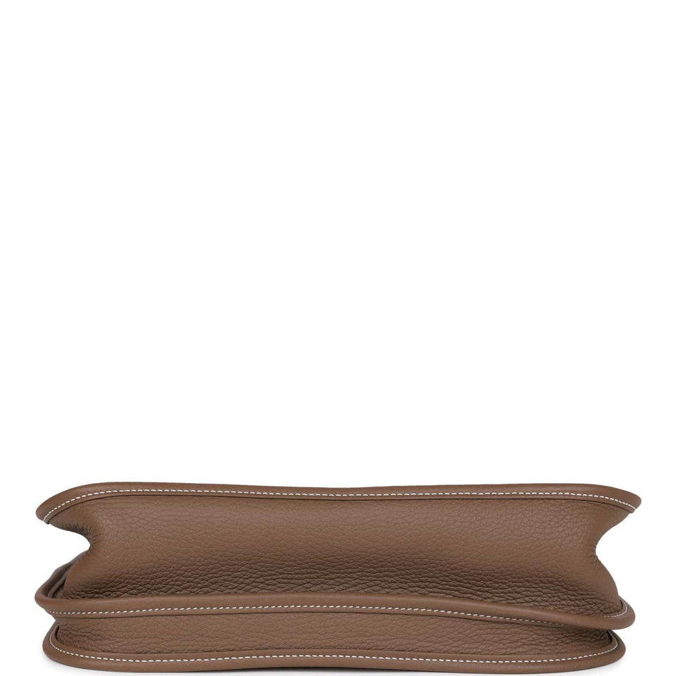 Hermes Evelyne PM Etoupe Clemence Gold Hardware