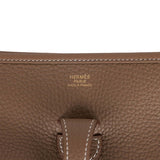 Hermes Evelyne PM Etoupe Clemence Gold Hardware