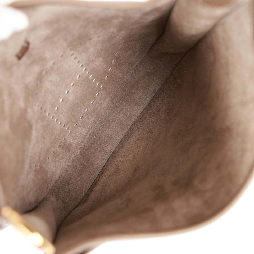 Hermes Evelyne PM Etoupe Clemence Gold Hardware