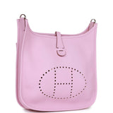 Hermes Evelyne III PM Mauve Sylvestre Clemence Palladium Hardware