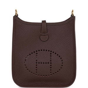 Hermes Evelyne TPM Rouge Sellier Clemence Gold Hardware