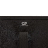 Hermes Evelyne III PM Black Clemence Palladium Hardware