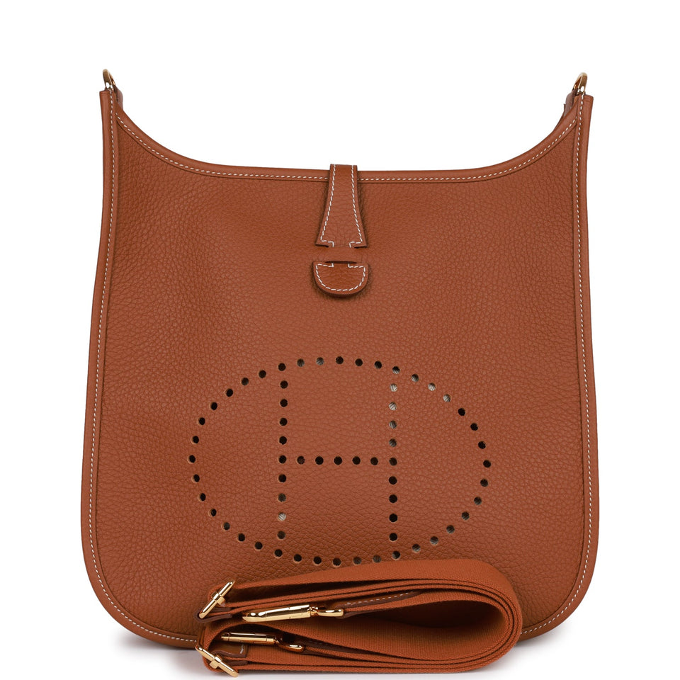 Hermes Evelyne III PM Gold Clemence Gold Hardware