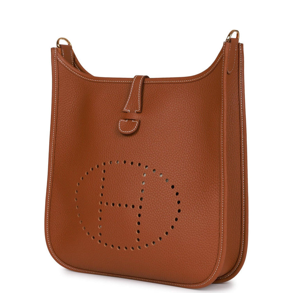 Hermes Evelyne III PM Gold Clemence Gold Hardware