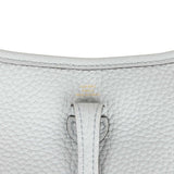 Hermes Evelyne TPM Bleu Pale Clemence Gold Hardware