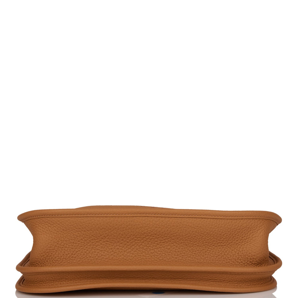 Hermes Evelyne III PM Biscuit Clemence Gold Hardware