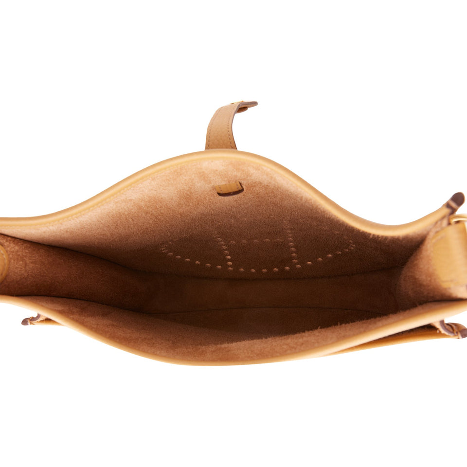 Hermes Evelyne III PM Biscuit Clemence Gold Hardware